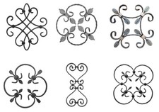 Ornement En Fer Forgé Rosette