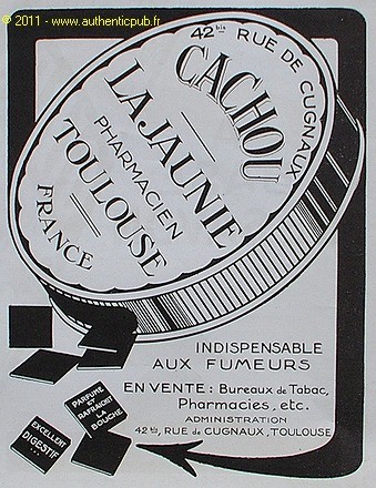 Publicite oroginale 1922 - de,