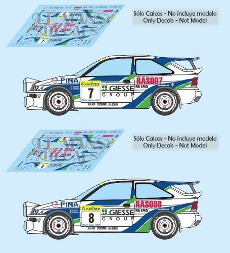 Décal ford escort cosworth - ford,