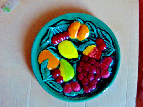 Ancien grand plat - , assiette