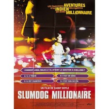 SLUMDOG MILLIONAIRE French Movie Poster  - 47x63 in. - 2008 - Danny Boyle, Dev P