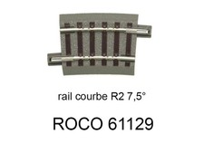 ROCO Rail courbe R2 358 mm 7.5