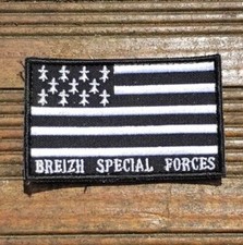 écusson breizh force noir - Écusson,