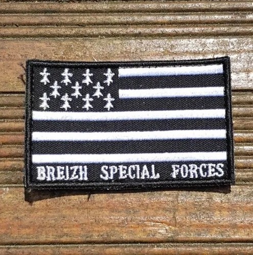 écusson breizh force noir - Écusson,