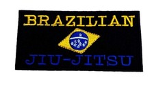 Jiu Jitsu Brésilien Patch (4”) Fer Ou à Coudre Badge Bjj Gi Grappin Kimono Mma