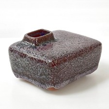 VASE VINTAGE 1960 IKEBANA CERAMIQUE PIETER GROENEVELDT CUBISTE MODERNISTE 60S