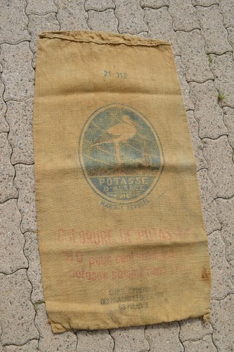 Ancien sac toile jute - sac, de