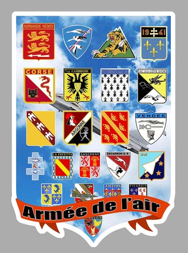 Autocollant blasons armée - autocollant,