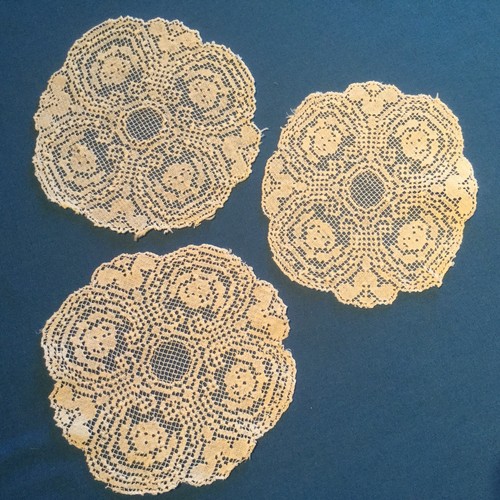 Petits napperons rond - napperons,