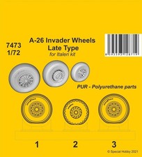 A-26 Invader Wheels Late Type