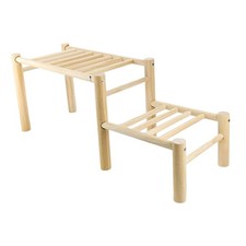 Perchoir pour poulailler, structure minimaliste en bois robuste, idéale pour