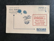 Buvard Imprimerie Adrien