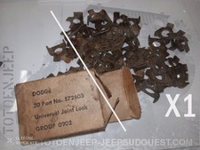 COLLECTOR  1X ARRETOIR BLOCAGE ECROU  CC572603 DODGE WC  NOS US WW2