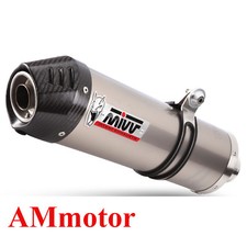 Mivv Suzuki Gsf 1250 Bandit 2007 Pot Echappement Moto Oval Titanium Carbon Cap