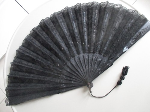Eventail ancien dentelle et - eventail,