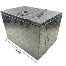 Bo?te de rangement Aluminium avec Serrure Caisse �� outils Malle de transport