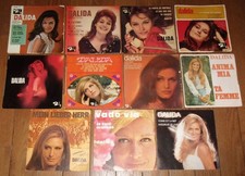 DALIDA - Lot de 21 Vinyles 45