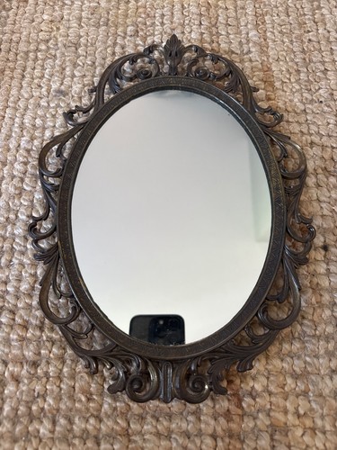 Miroir ancien ovale italien - ovale,