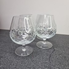 Lot 4 Verres Dégustation Vintage Whisky Liqueur Motif Losange Table Cadeau