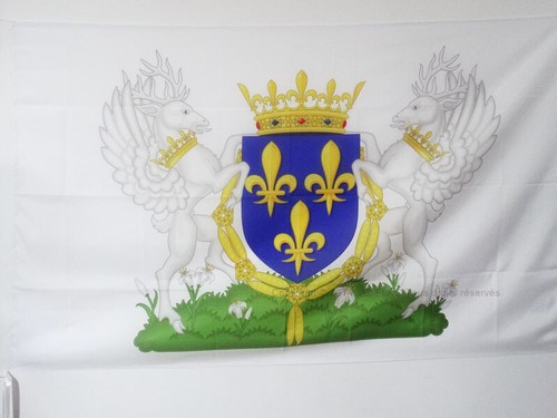 Drapeau blason royaume - drapeau, de