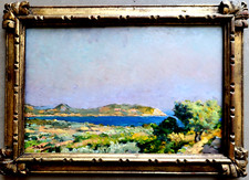 TABLEAU ORIENTALISTE ALGÉRIE SIGNÉ MARIUS REYNAUD ALGER TIPAZA ? SUPERBE CADRE