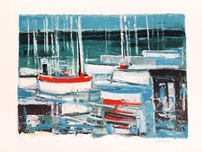 Lithographie de Gaston LARRIEU