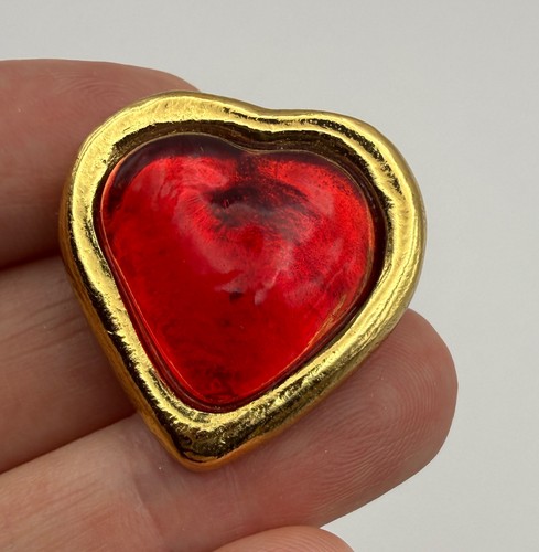 Broche vintage ysl yves - vintage,