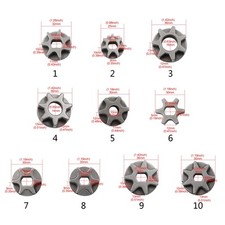 Pignons de rechange Asterisk pour tronçonneuse électrique 3/6/7 dents