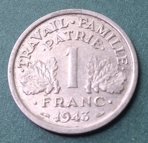 Pièce monnaie franc - pièce, de