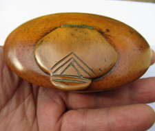 ANCIEN TABATIERE BUIS BOIS