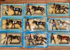 Lot 1 Starlux Empire Plomb peint  Edition Atlas Lot 9 cavaliers glorieux Empire