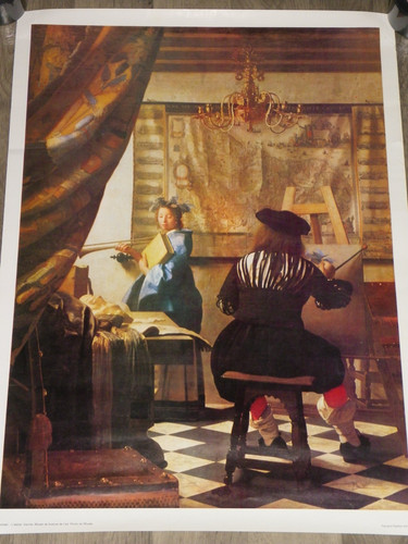 Affiche vintage vermeer - vintage,