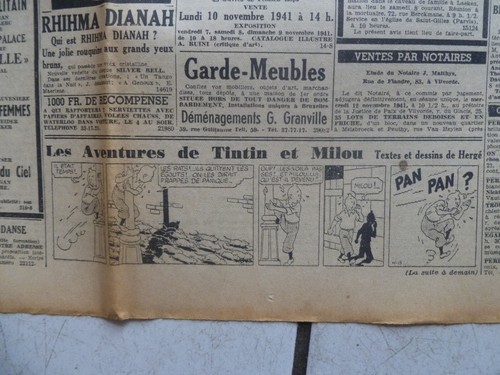 Tintin journal soir num - /,