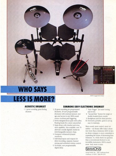 1985 print simmons sds9 - print,