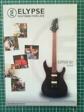 042 Photo de magazine années 2000 - GUITARE ELYPSE LOTUS S2