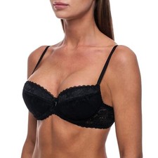 Soutien gorge push up Grande taille Sexy Dentelle A armature Demi bonnet Femme