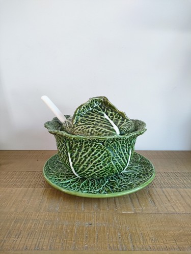 Grosse soupière feuille - soupière,