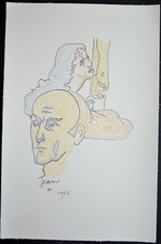 Lithographie JEAN COCTEAU "