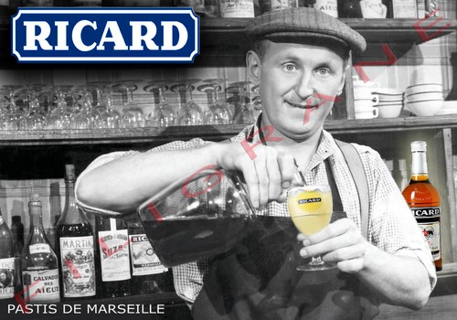Ricard bourvil pastis - bourvil, de