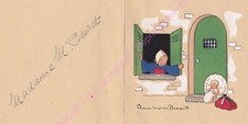 MENU Illustration ANNE MARIE BOSSAERT Mai 1947