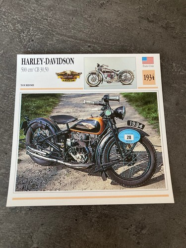 Carte fiche moto collection - fiche,
