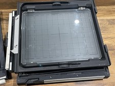 Kit Sinar 8x10"  dos, cadre, soufflet et 2 châssis plan-film  excellent état