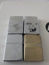 LOT DE 4 ZIPPOS