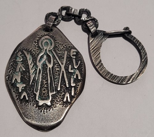 Ancien porte clés - porte-clés, argent