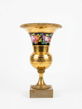 Vase Porcelaine & Bronze Doré