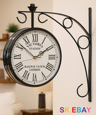 Ancienne horloge murale double