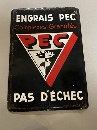 Ancienne plaque publicitaire - plaque,