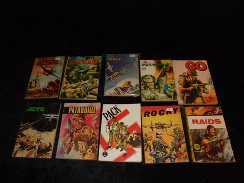 Lot petits formats guerre - bd's,