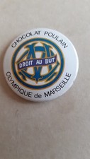 Babge OLYMPIQUE DE MARSEILLE, CHOCOLAT POULAIN, Publicitaire, sport, football