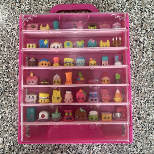Shopkins pink carrying case - pink,